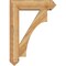 Ekena Millwork Westlake Arts and Crafts Rough Sawn Bracket w/ Offset Brace, Western Red Cedar, 8"W x 30"D x 42"H BKT0806X30X42WTL03RWR - alternate 2